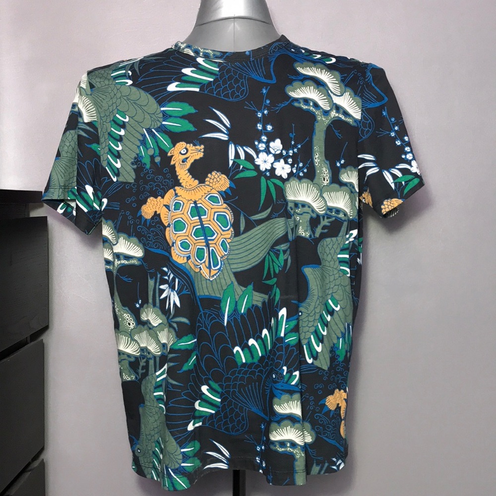 H&M Men’s Large Print Shirt Oriental Style